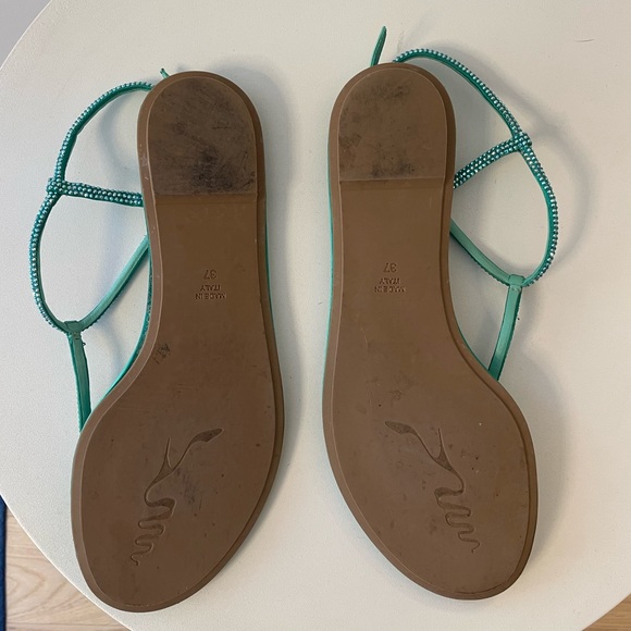 Authentic Rene Caovilla Diana Embellished Ankle Strap Sandals - Picture 5 of 5